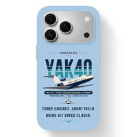 Thumbnail for Yakovlev Yak-40 - Original - MagSafe iPhone 17 Pro - Light Blue