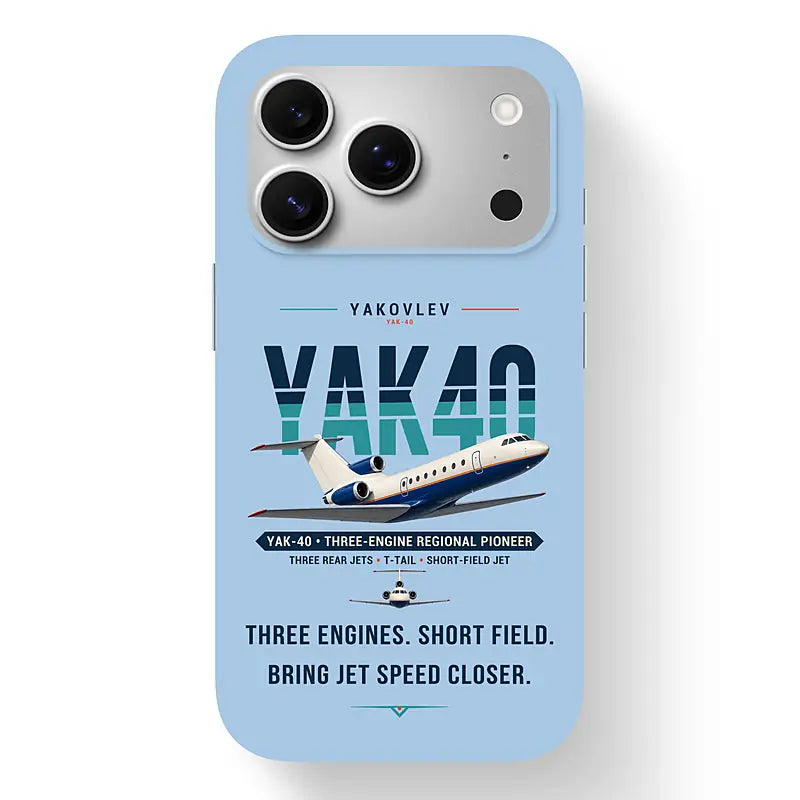 Yakovlev Yak-40 - Original - MagSafe iPhone 17 Pro - Light Blue