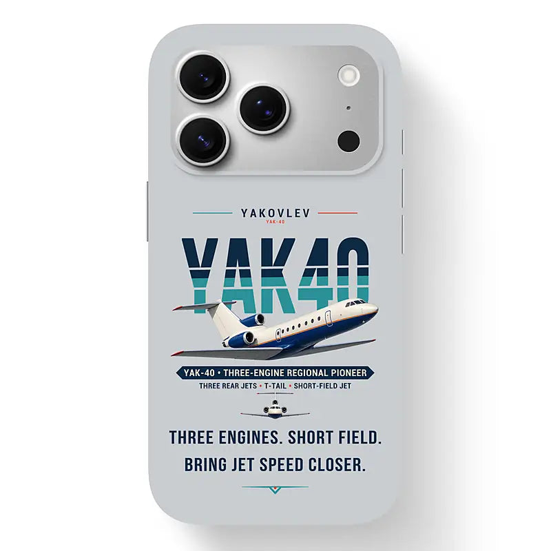 Yakovlev Yak-40 - Original - MagSafe iPhone 17 Pro - Light Gray