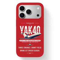 Thumbnail for Yakovlev Yak-40 - Original - MagSafe iPhone 17 Pro - Red