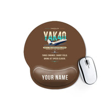 Thumbnail for Yakovlev Yak-40 - Original + Name - Ergonomic Mouse Pad - Brown