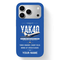Thumbnail for Yakovlev Yak-40 - Original + Name - MagSafe iPhone 17 Pro - Blue