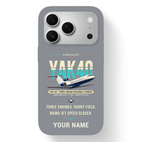 Thumbnail for Yakovlev Yak-40 - Original + Name - MagSafe iPhone 17 Pro - Gray