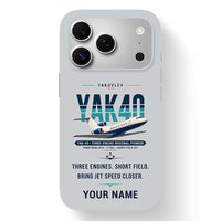 Thumbnail for Yakovlev Yak-40 - Original + Name - MagSafe iPhone 17 Pro - Light Gray