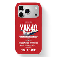 Thumbnail for Yakovlev Yak-40 - Original + Name - MagSafe iPhone 17 Pro - Red