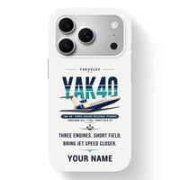 Thumbnail for Yakovlev Yak-40 - Original + Name - MagSafe iPhone 17 Pro - White