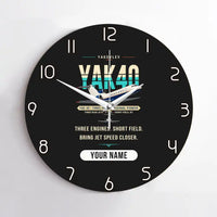 Thumbnail for Yakovlev Yak-40 - Original + Name - No Frame - Black