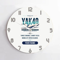 Thumbnail for Yakovlev Yak-40 - Original + Name - No Frame - White
