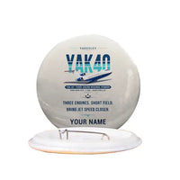 Thumbnail for Yakovlev Yak-40 - Original + Name - Pin - Beige
