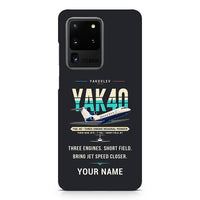 Thumbnail for Yakovlev Yak-40 - Original + Name - Samsung Case - Black