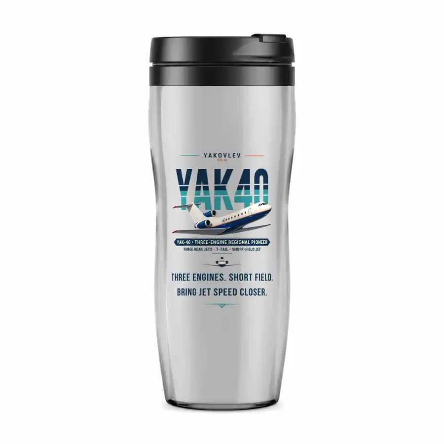 Yakovlev Yak-40 - Original - Plastic (No Holder) - Light Gray