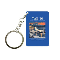 Thumbnail for Yakovlev Yak-40 - Poster - Key Chain - Blue