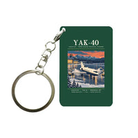 Thumbnail for Yakovlev Yak-40 - Poster - Key Chain - Dark Green