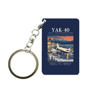 Thumbnail for Yakovlev Yak-40 - Poster - Key Chain - Navy Blue