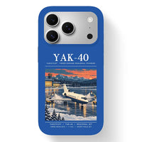 Thumbnail for Yakovlev Yak-40 - Poster - MagSafe iPhone 17 Pro - Blue