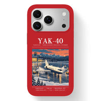 Thumbnail for Yakovlev Yak-40 - Poster - MagSafe iPhone 17 Pro - Red