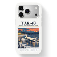Thumbnail for Yakovlev Yak-40 - Poster - MagSafe iPhone 17 Pro - White