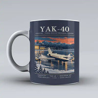 Thumbnail for Yakovlev Yak-40 - Poster - Mug - Dark Blue