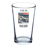Thumbnail for Yakovlev Yak-40 - Poster + Name - Beer & Water Glass