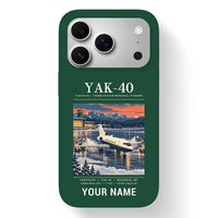 Thumbnail for Yakovlev Yak-40 - Poster + Name - MagSafe iPhone 17 Pro - Dark Green