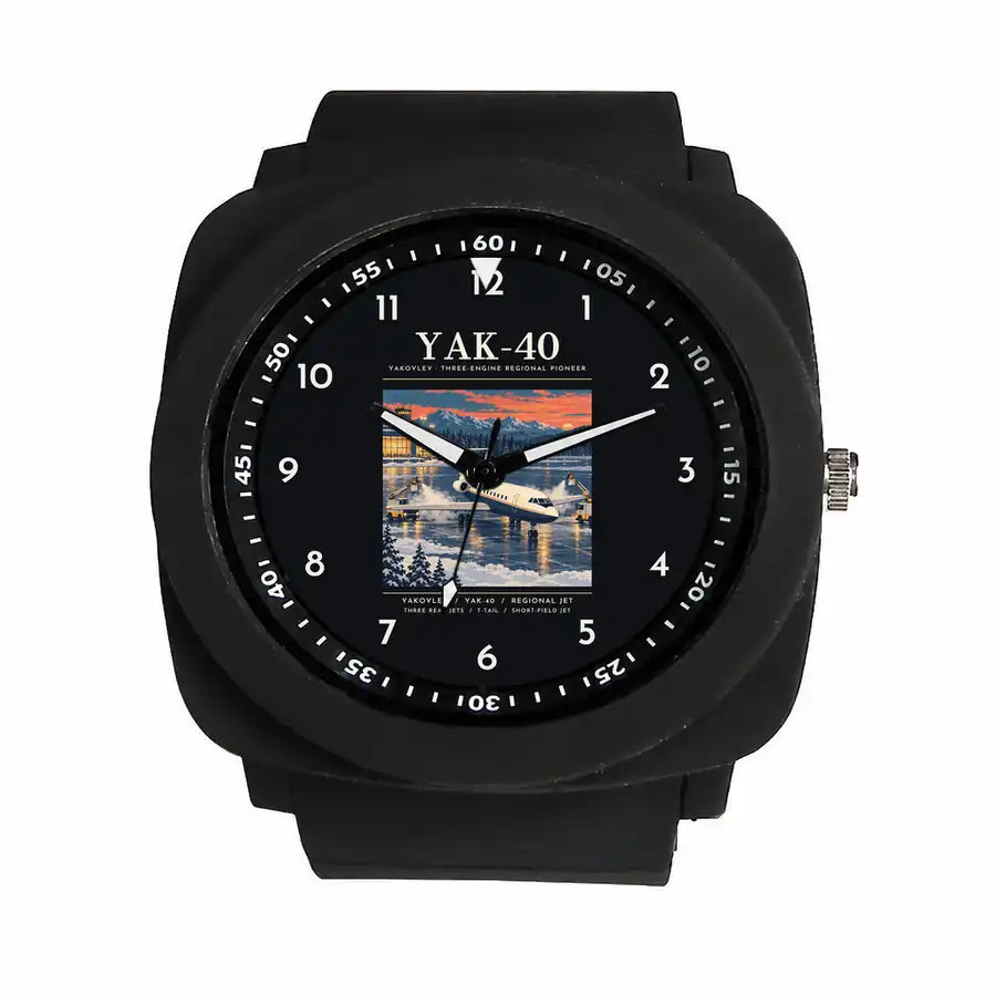 Yakovlev Yak-40 - Poster - Rubber Strap - Black