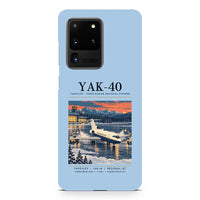 Thumbnail for Yakovlev Yak-40 - Poster - Samsung Case - Light Blue