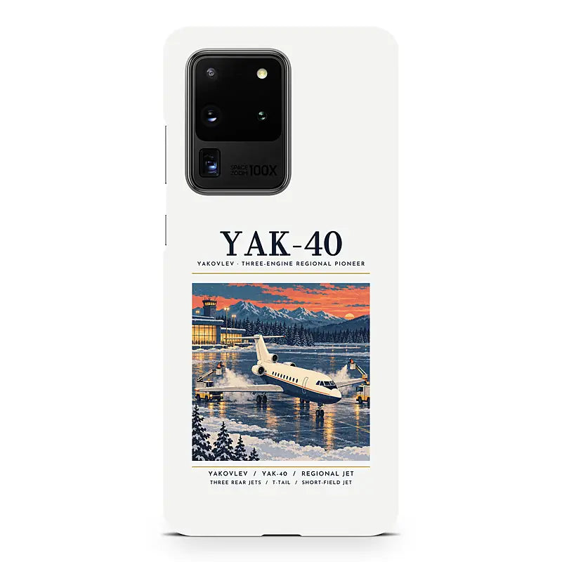 Yakovlev Yak-40 - Poster - Samsung Case - White