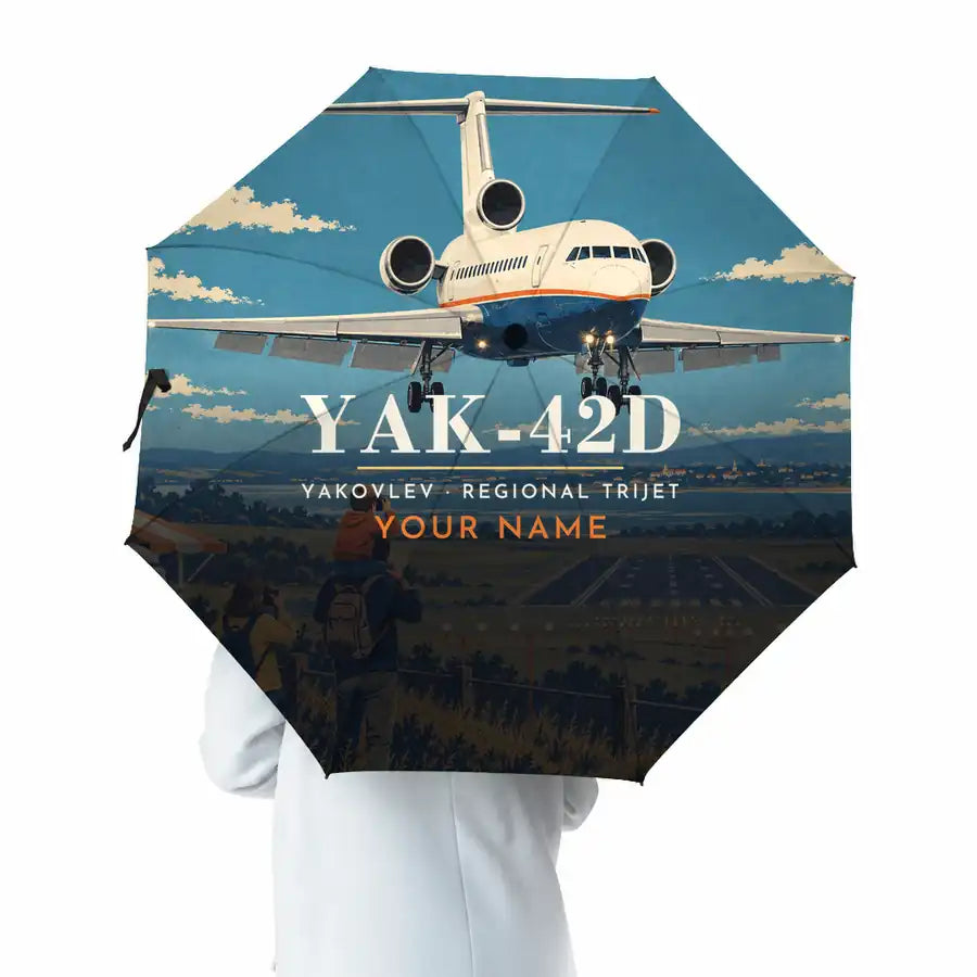Yakovlev Yak-42D - 3D + Name - Umbrella