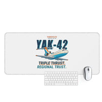 Thumbnail for Yakovlev Yak-42D - Cartoon - Desk Mat - White