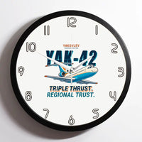 Thumbnail for Yakovlev Yak-42D - Cartoon - Framed - White