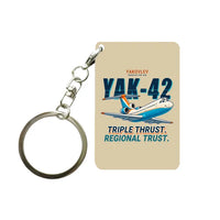 Thumbnail for Yakovlev Yak-42D - Cartoon - Key Chain - Beige