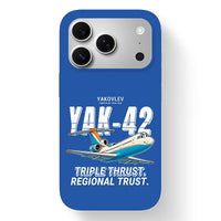 Thumbnail for Yakovlev Yak-42D - Cartoon - MagSafe iPhone 17 Pro - Blue