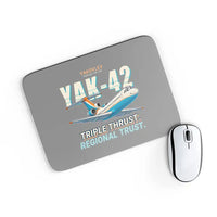 Thumbnail for Yakovlev Yak-42D - Cartoon - Mouse Pad - Gray