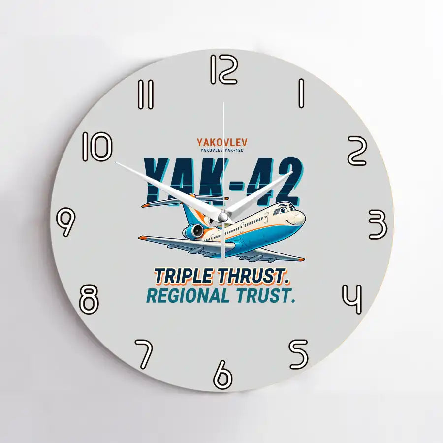 Yakovlev Yak-42D - Cartoon - No Frame - Light Gray