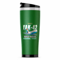 Thumbnail for Yakovlev Yak-42D - Cartoon - Stainless Steel (No Holder) - Green