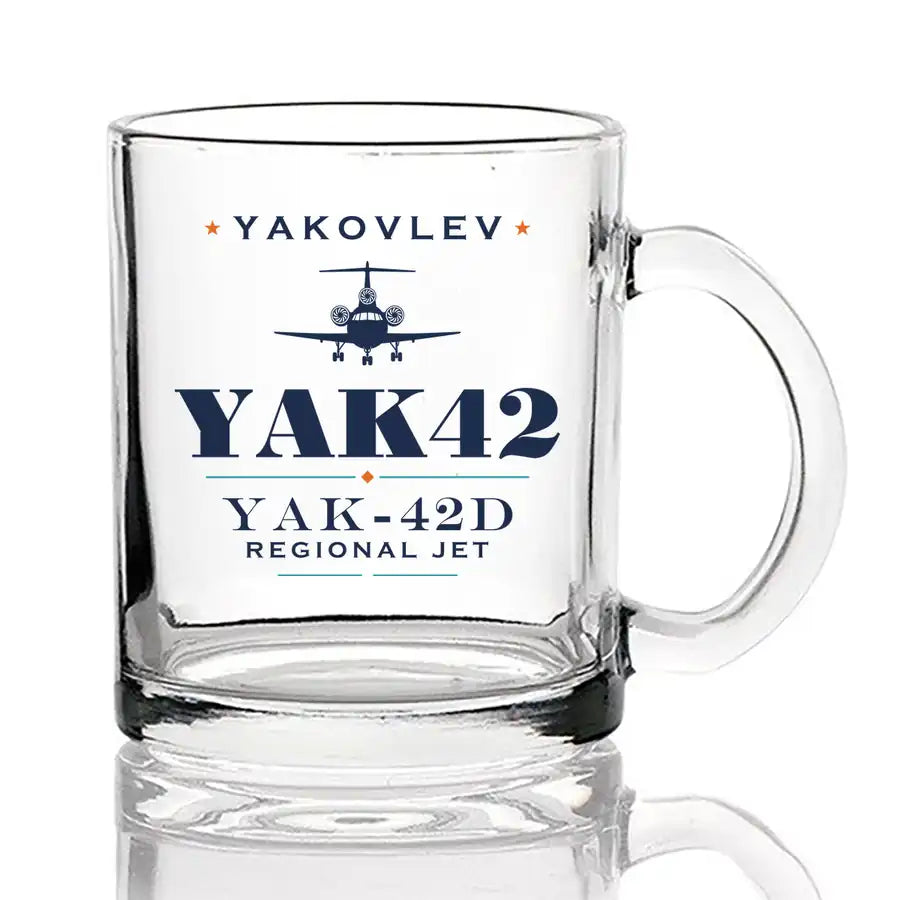 Yakovlev Yak-42D - Heritage - Coffee & Tea Glass