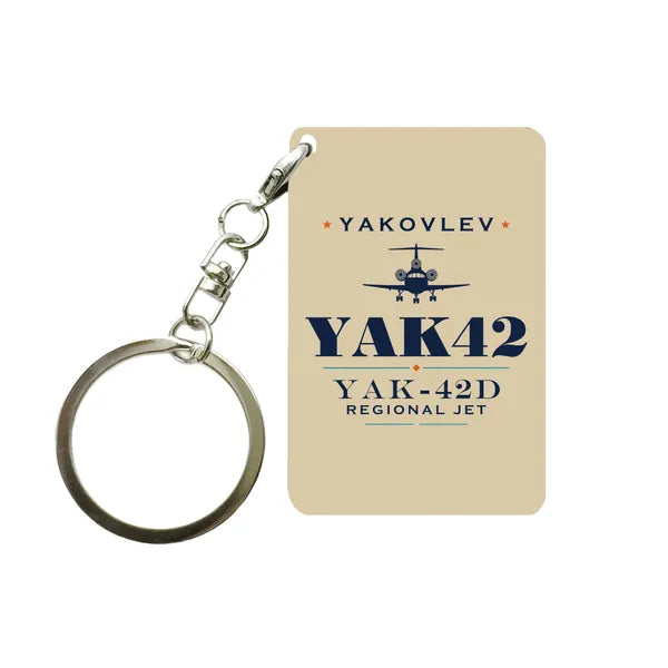 Yakovlev Yak-42D - Heritage - Key Chain - Beige