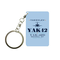 Thumbnail for Yakovlev Yak-42D - Heritage - Key Chain - Light Blue