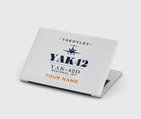 Thumbnail for Yakovlev Yak-42D - Heritage + Name - MacBook Case - Light Gray