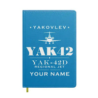 Thumbnail for Yakovlev Yak-42D - Heritage + Name - Notebook - Turquoise