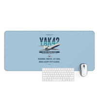 Thumbnail for Yakovlev Yak-42D - Original - Desk Mat - Light Blue