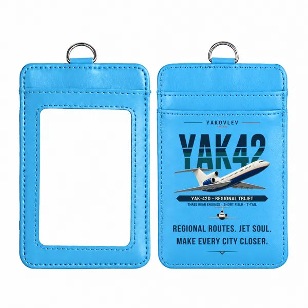 Yakovlev Yak-42D - Original - ID Card Holder - Blue