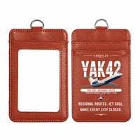Thumbnail for Yakovlev Yak-42D - Original - ID Card Holder - Light Brown