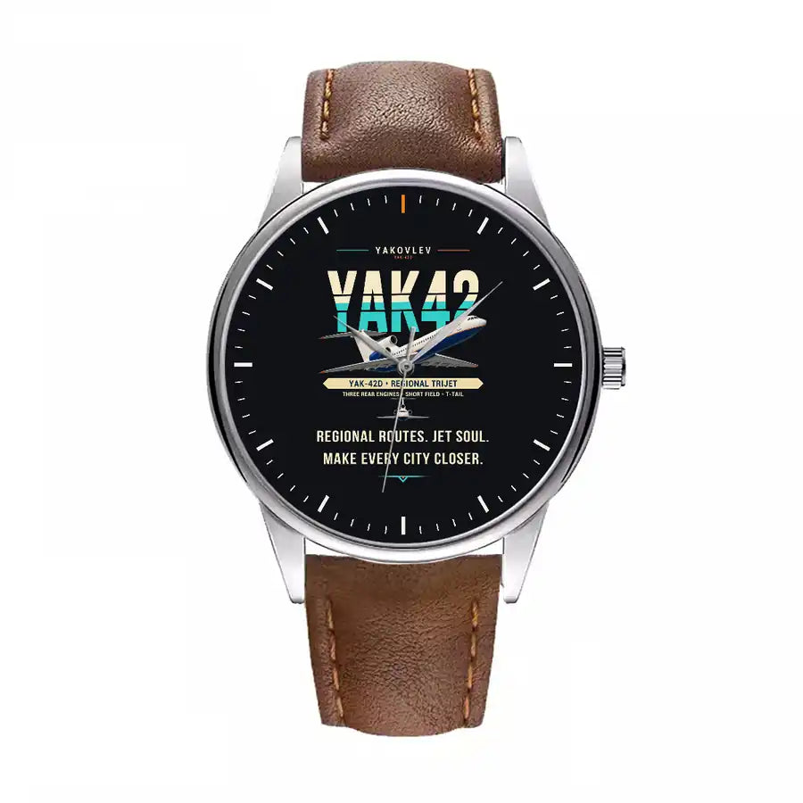 Yakovlev Yak-42D - Original - Leather Strap - Brown Leather Strap
