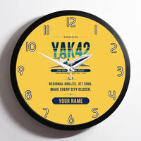 Thumbnail for Yakovlev Yak-42D - Original + Name - Framed - Yellow
