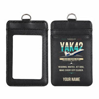 Thumbnail for Yakovlev Yak-42D - Original - ID Card Holder - Black + Name