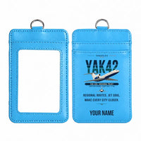 Thumbnail for Yakovlev Yak-42D - Original - ID Card Holder - Blue + Name