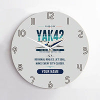 Thumbnail for Yakovlev Yak-42D - Original + Name - No Frame - Light Gray