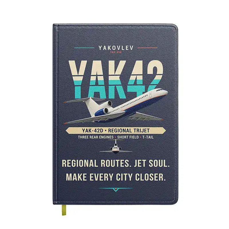 Yakovlev Yak-42D - Original - Notebook - Navy Blue
