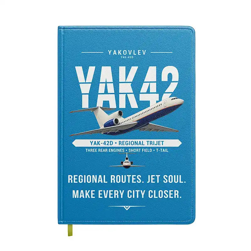 Yakovlev Yak-42D - Original - Notebook - Turquoise